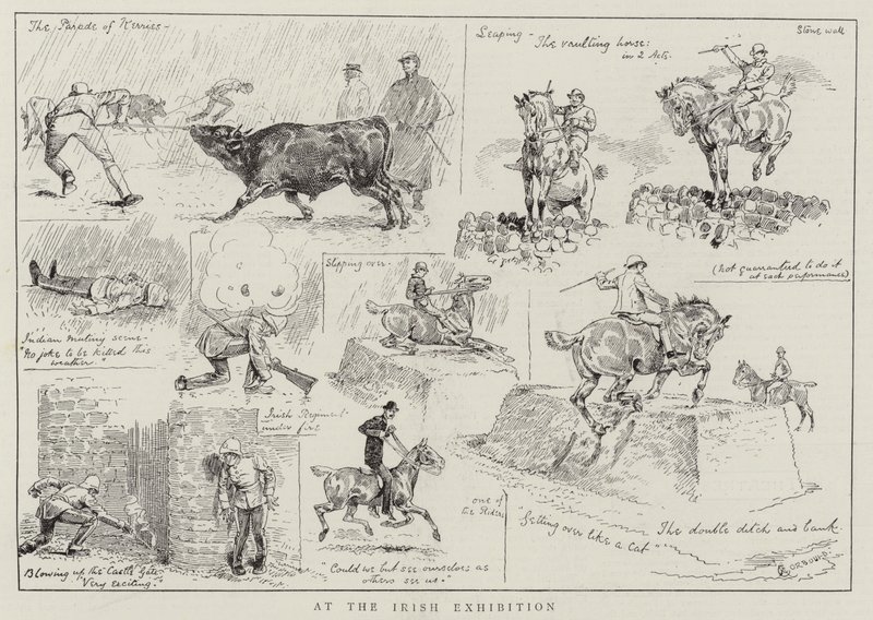 Az ír kiállításon alkotó: Alfred Chantrey Corbould