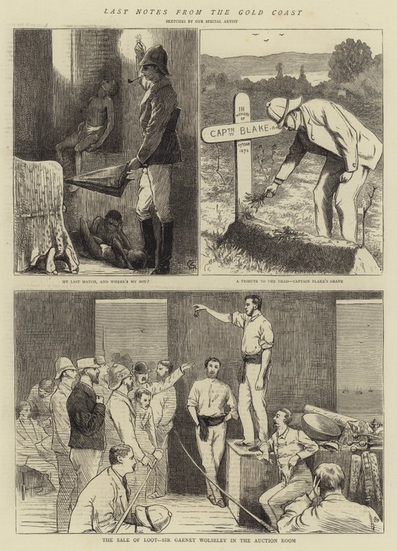 Utolsó jegyzetek a Gold Coastról alkotó: Alfred Chantrey Corbould