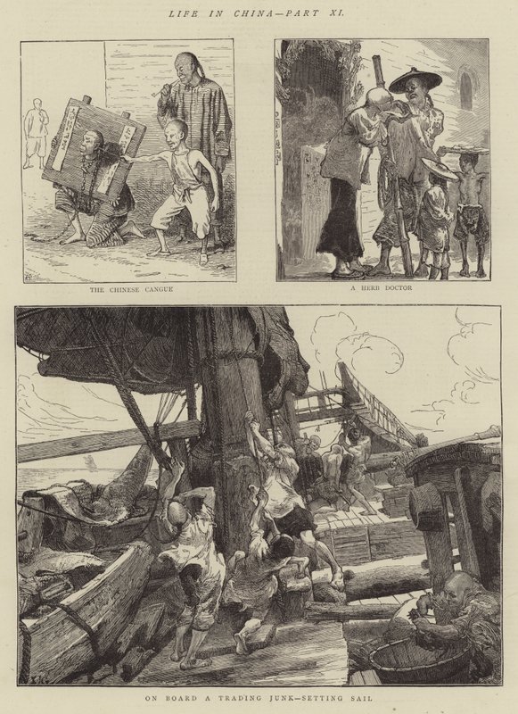 Élet Kínában, XI. rész alkotó: Alfred Chantrey Corbould