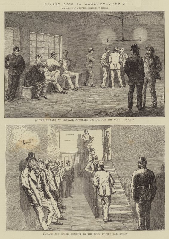 Börtönélet Angliában, I. rész, Egy elítélt pályafutása alkotó: Alfred Chantrey Corbould