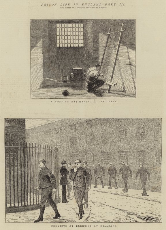Börtönélet Angliában, III. rész alkotó: Alfred Chantrey Corbould