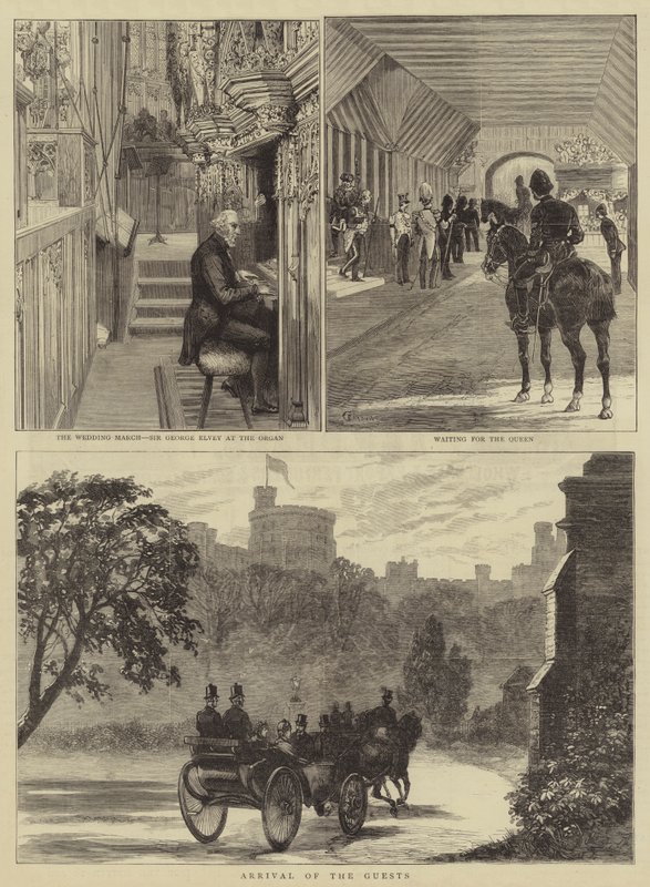 Királyi esküvő Windsorban alkotó: Alfred Chantrey Corbould
