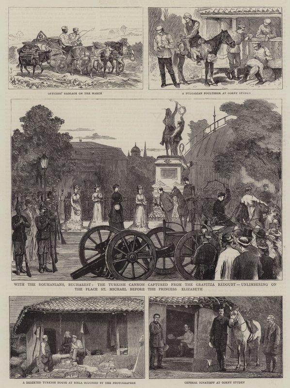 Az oroszokkal és a törökökkel alkotó: Alfred Chantrey Corbould