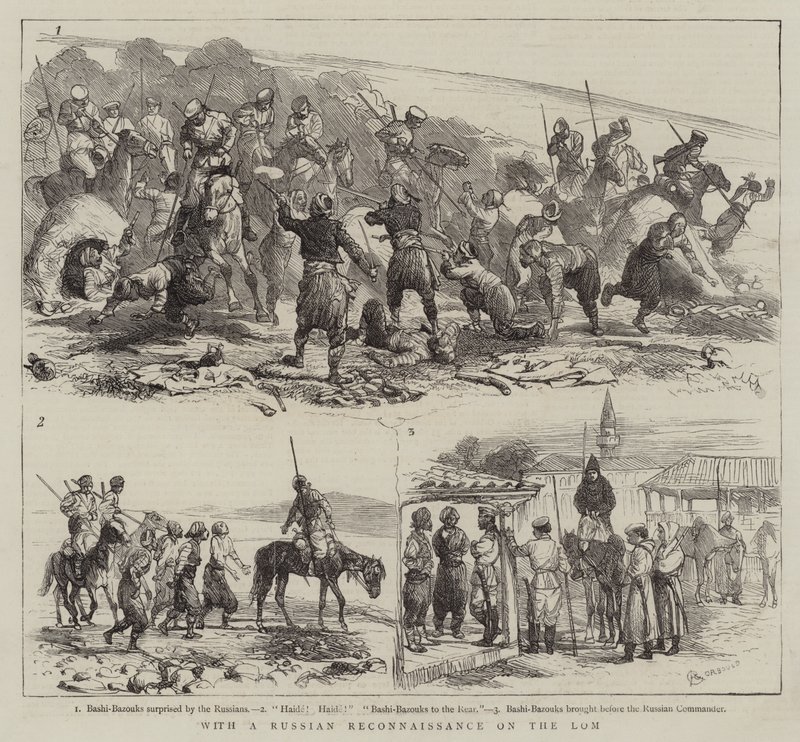 Az oroszok felderítésével a Lomon alkotó: Alfred Chantrey Corbould