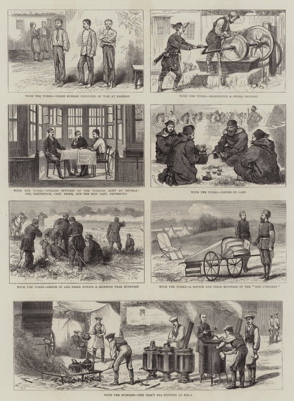 A törökökkel és az oroszokkal alkotó: Alfred Chantrey Corbould