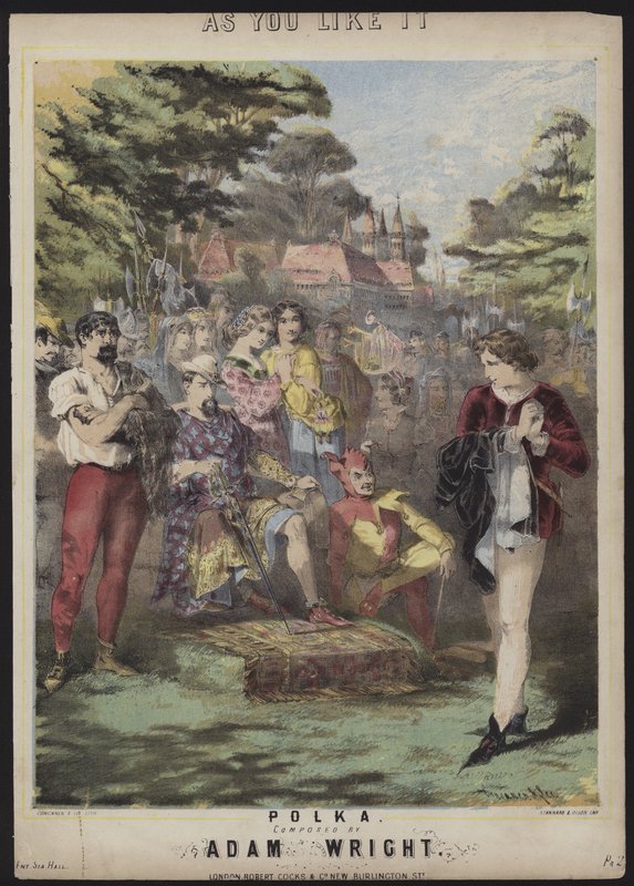 Ahogy tetszik, Polka, Adam Wright alkotó: Alfred Concanen