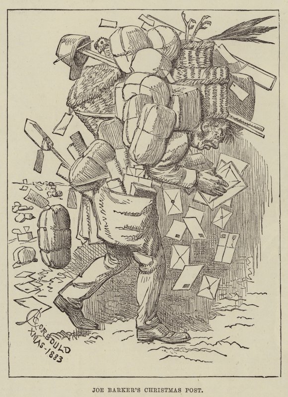 Joe Barker karácsonyi posztja alkotó: Alfred Courbould