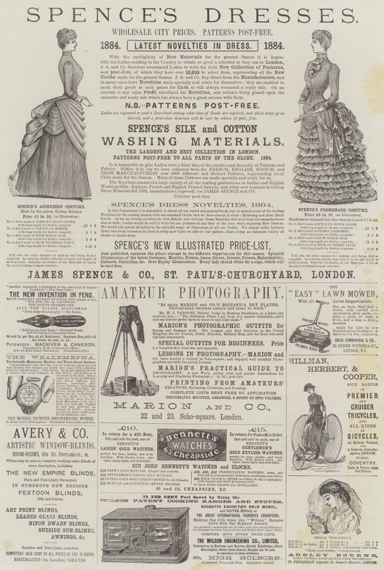 Hirdetések oldala alkotó: Alfred Crowquill