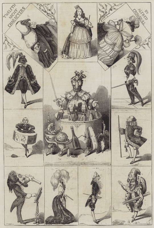 Tizenkettedik éjszaka karakterei alkotó: Alfred Crowquill