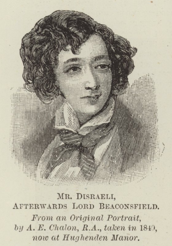 Mr. Disraeli, később Lord Beaconsfield alkotó: Alfred Edward Chalon