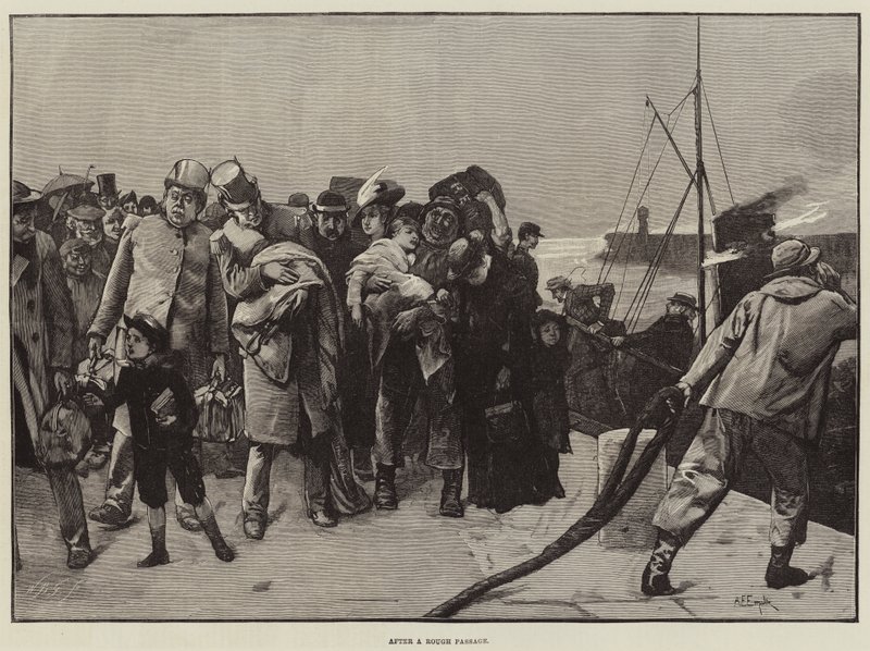 Egy durva áthaladás után alkotó: Alfred Edward Emslie