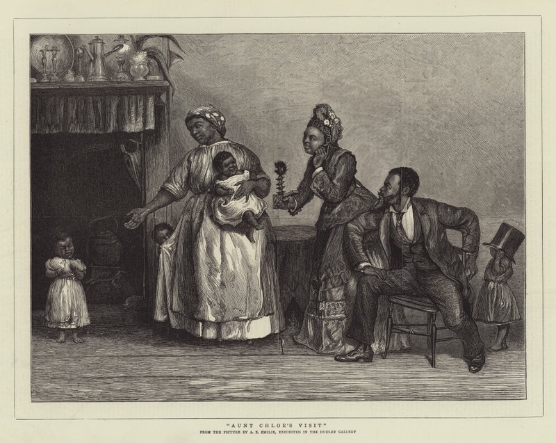 Chloe néni látogatása alkotó: Alfred Edward Emslie