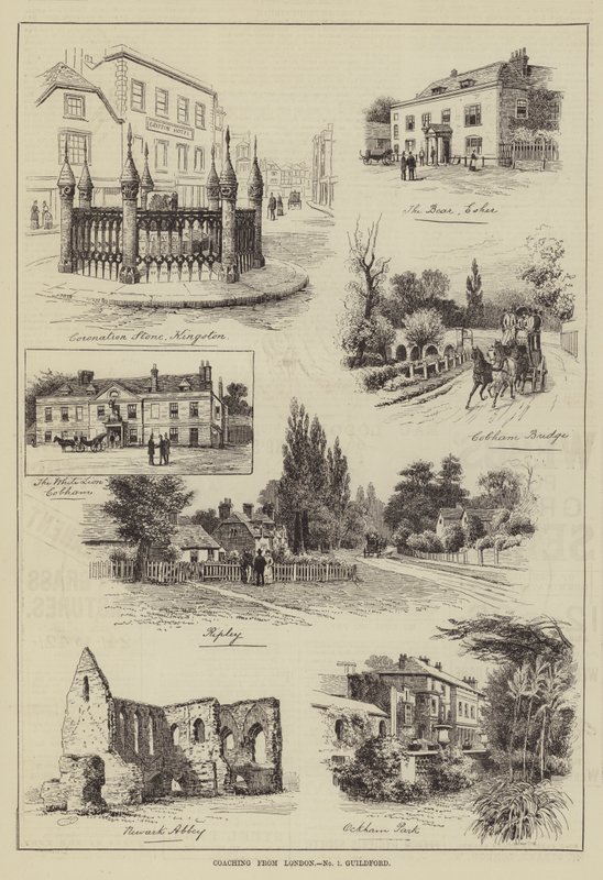 Edző Londonból, Guildfordból alkotó: Alfred Robert Quinton