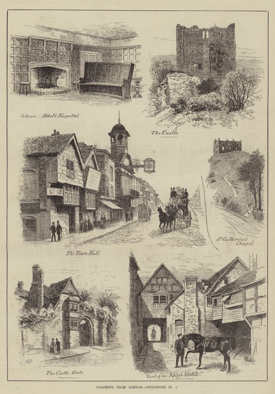 Edző Londonból, Guildfordból alkotó: Alfred Robert Quinton