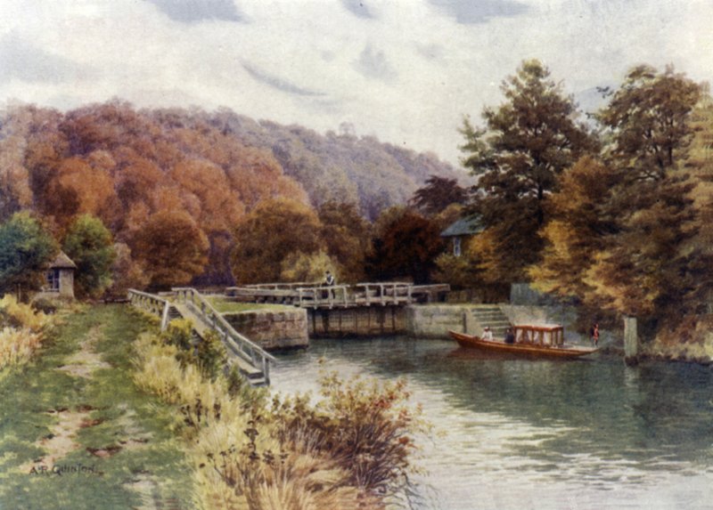 Cookham Lock alkotó: Alfred Robert Quinton