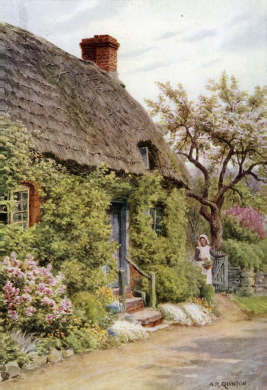 Cottage Door, Elmley kastély, Worcester alkotó: Alfred Robert Quinton