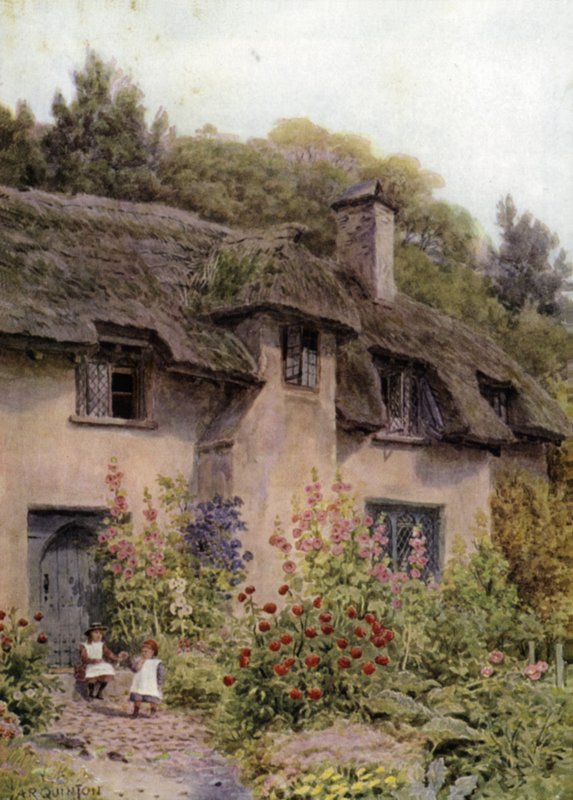 Cottage Garden, Selworthy, Somerset alkotó: Alfred Robert Quinton