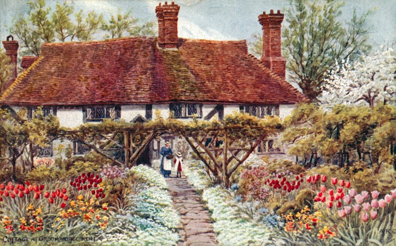 Vendégház Groombridge-ben, Kent alkotó: Alfred Robert Quinton