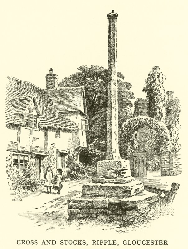 Cross and Stocks, Ripple, Gloucester alkotó: Alfred Robert Quinton
