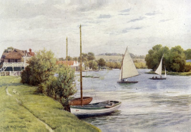 Versenyhajók, Bourne End alkotó: Alfred Robert Quinton
