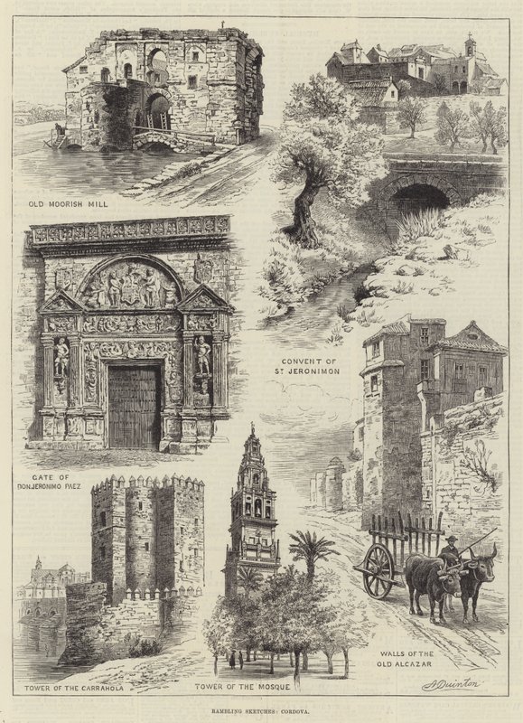 Zavargó vázlatok, Cordova alkotó: Alfred Robert Quinton