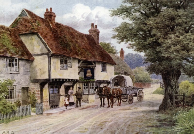 The Bell Inn, Waltham St Lawrence, Berkshire alkotó: Alfred Robert Quinton