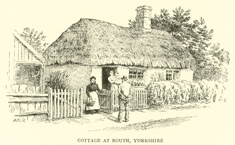 A házikó Routhban, Yorkshire-ben alkotó: Alfred Robert Quinton