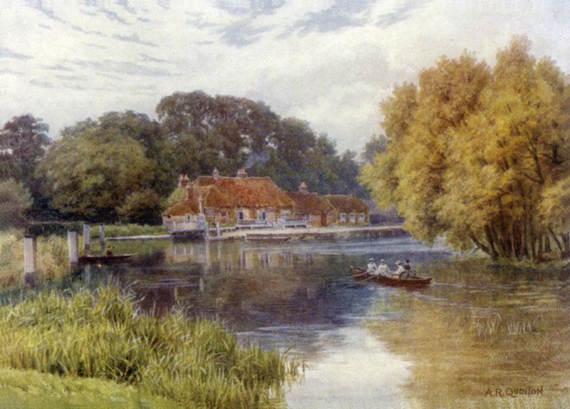 The Swan Inn, Pangbourne alkotó: Alfred Robert Quinton