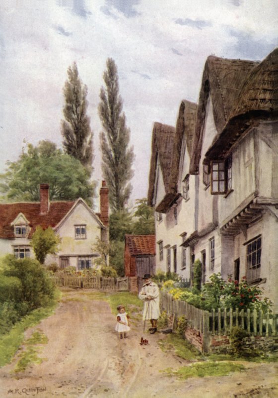 The Three Gables, Kersey, Suffolk alkotó: Alfred Robert Quinton