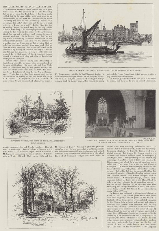 Canterbury néhai érseke alkotó: Alfred Robert Quinton