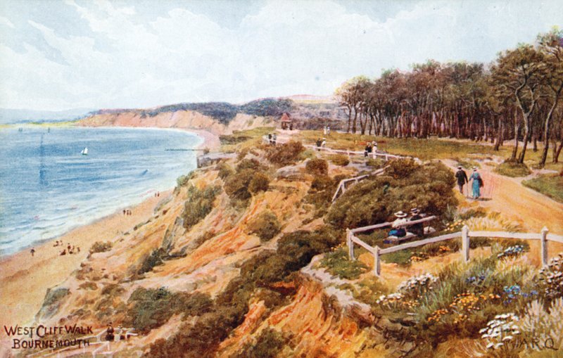 West Cliff Walk, Bournemouth alkotó: Alfred Robert Quinton