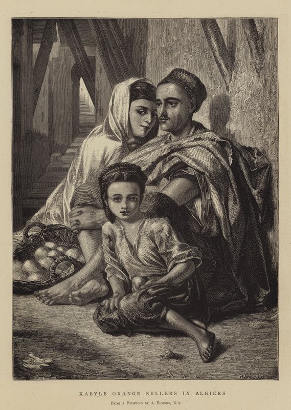 Kabyle Orange Eladók Algírban alkotó: Alfred W. Elmore