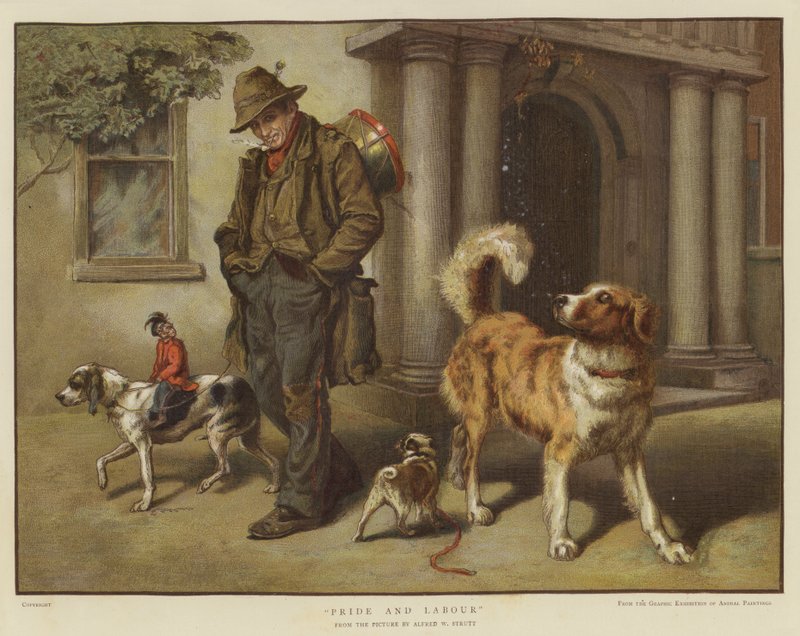 Büszkeség és munka (chromolitho) alkotó: William Strutt