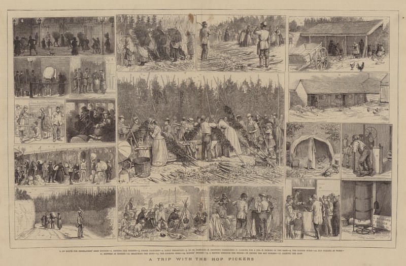Utazás a komlószedőkkel alkotó: Alfred Chantrey Corbould