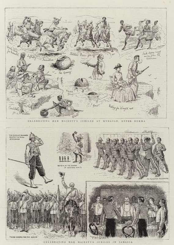 Őfelsége jubileumának ünneplése alkotó: Alfred Chantrey Corbould