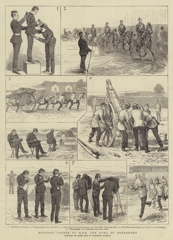 HRH, Connaught herceg katonai karrierje alkotó: Alfred Chantrey Corbould