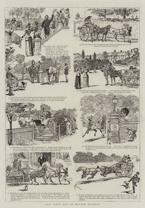 Első napunk kettős hevederben alkotó: Alfred Chantrey Corbould