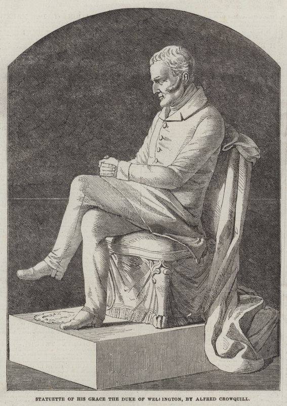 Ő kegyelmének, Wellington hercegének szobra alkotó: Alfred Crowquill