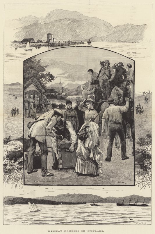Nyaraló túrák Skóciában alkotó: Alfred Edward Emslie