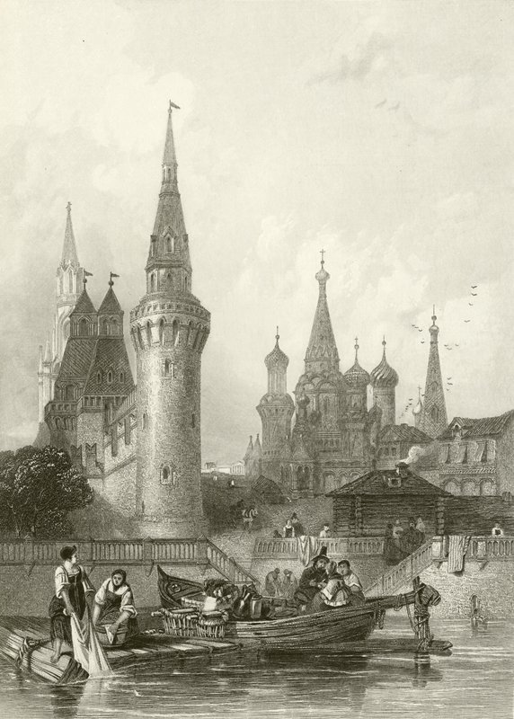 A Vaszilij Blagennoj templom alkotó: Alfred Gomersal Vickers