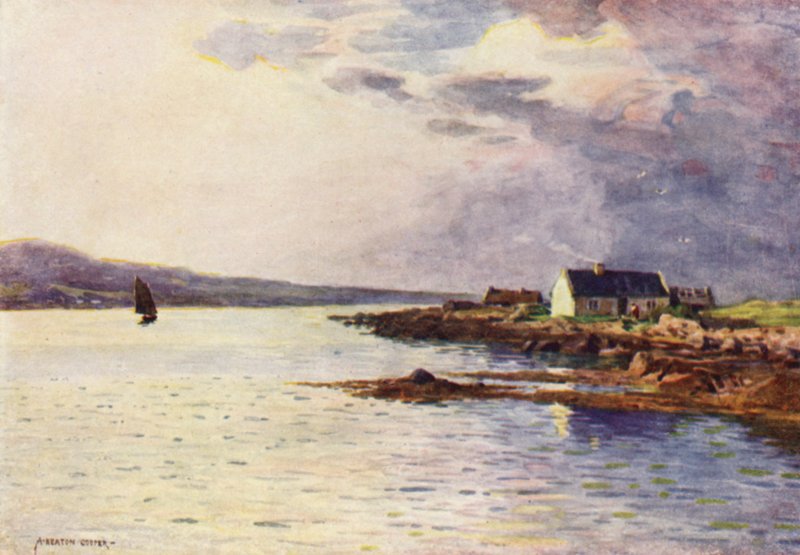 Egy közelgő vihar, Bertraghboy Bay alkotó: Alfred Heaton Cooper