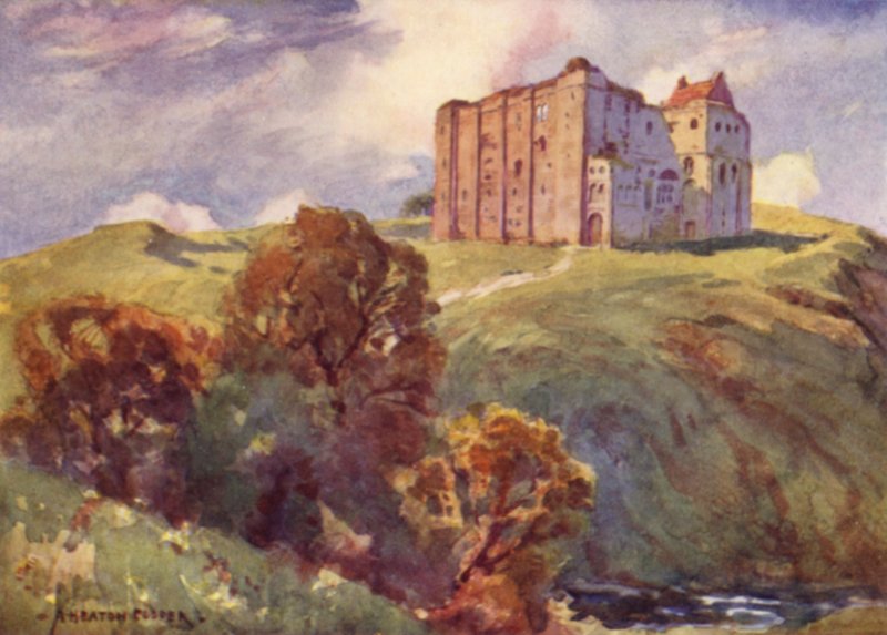 Castle Rising, Norfolk alkotó: Alfred Heaton Cooper