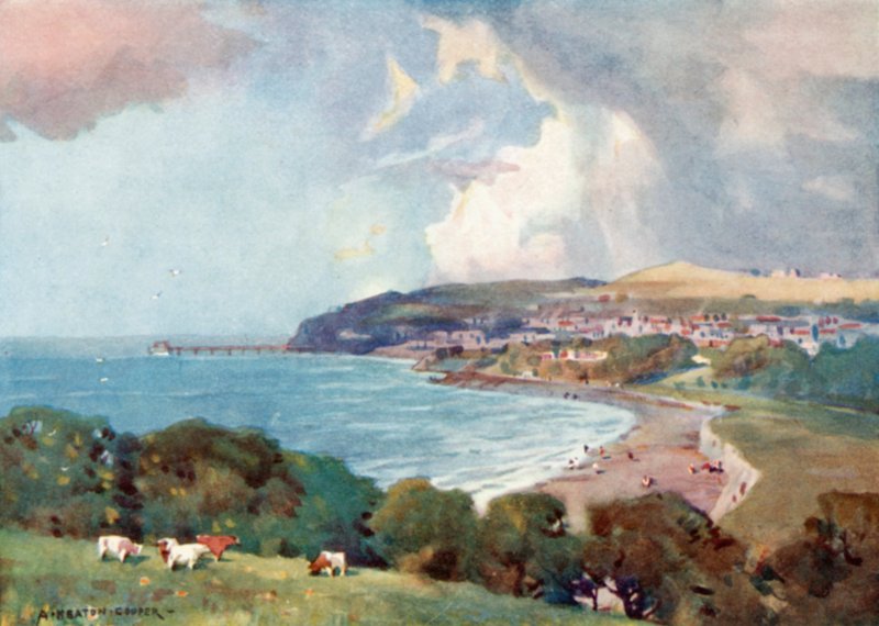 Clevedon, Bristol közelében (színes litho) alkotó: Alfred Heaton Cooper