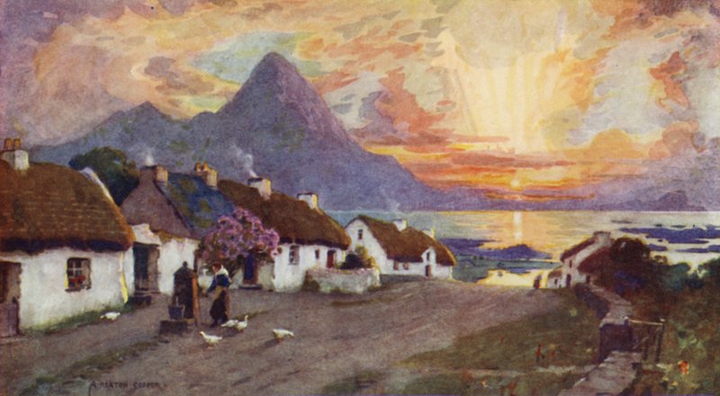 Croagh Patrick és Clew Bay, Westport, Galway megye alkotó: Alfred Heaton Cooper