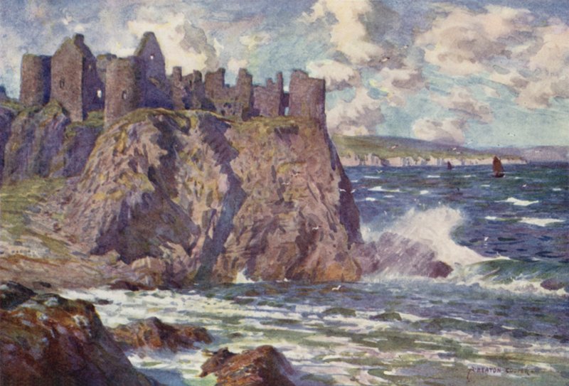 Dunluce kastély, Giants Causeway alkotó: Alfred Heaton Cooper