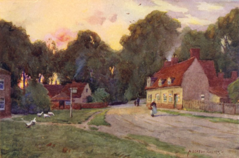 East Bergholt, Suffolk alkotó: Alfred Heaton Cooper