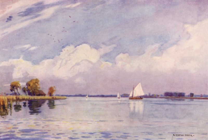 Hickling Broad, Norfolk alkotó: Alfred Heaton Cooper