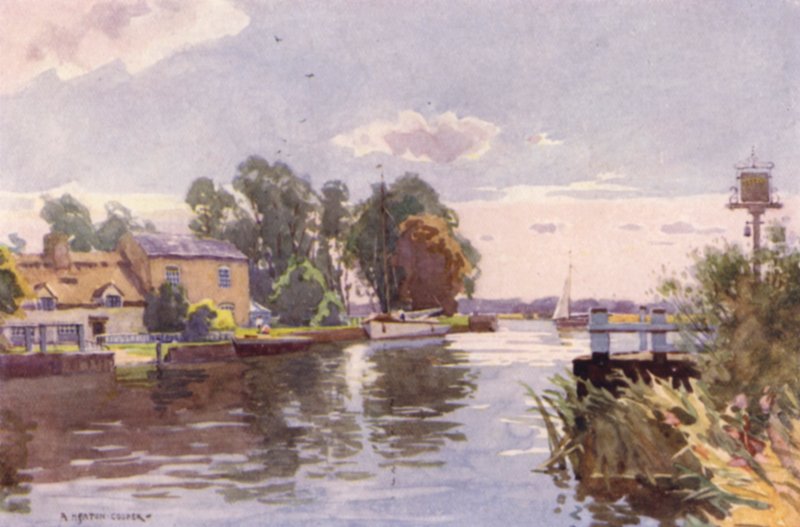 Horning Ferry a Bure-on, Norfolk alkotó: Alfred Heaton Cooper
