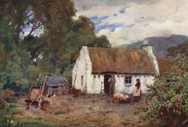 Ír nyaralóélet Donegal megyében alkotó: Alfred Heaton Cooper