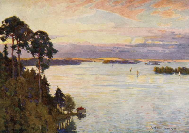Szigetek a Balti-tengeren, Stockholm közelében alkotó: Alfred Heaton Cooper